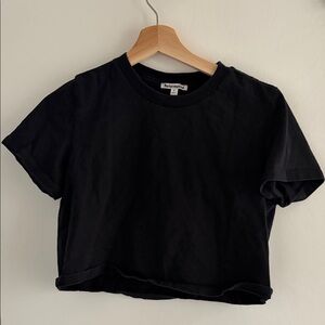 Reformation Black Women's Crop Top - S
